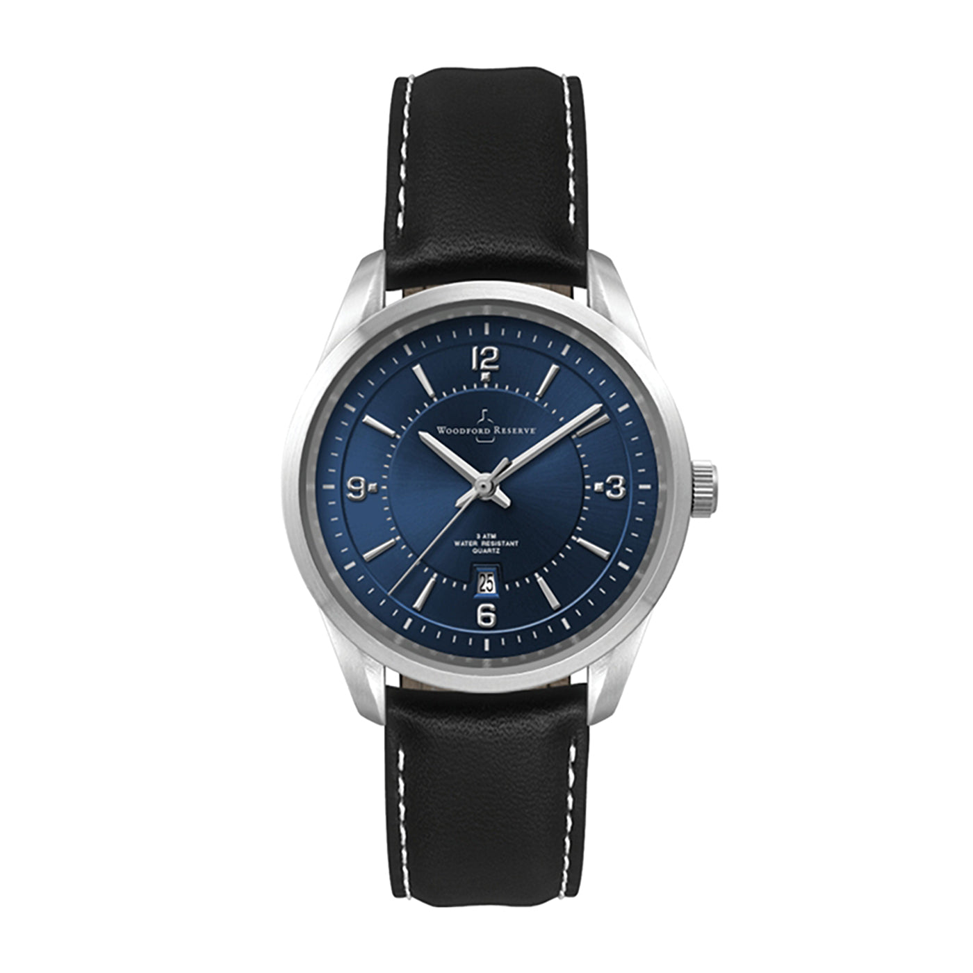 33mm Stainless Steel Watch Blue Dial