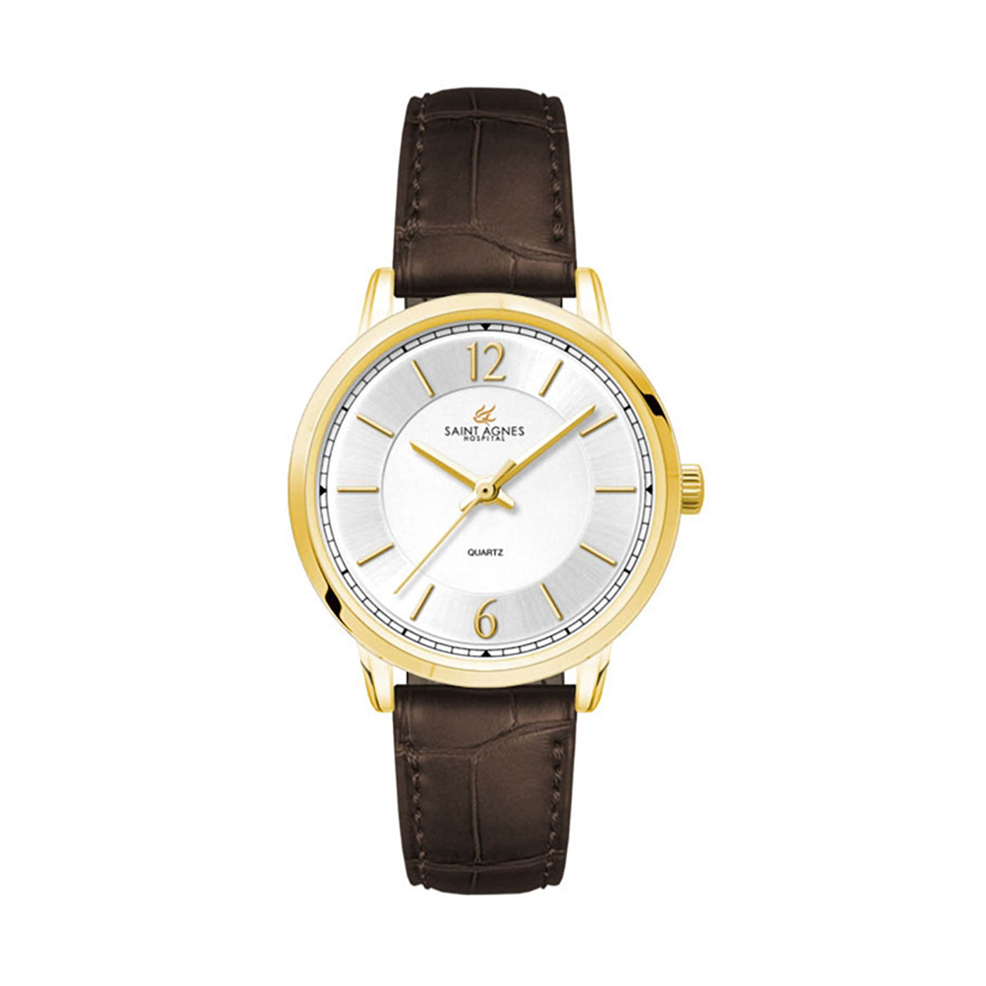 30.5mm Gold Metal Watch