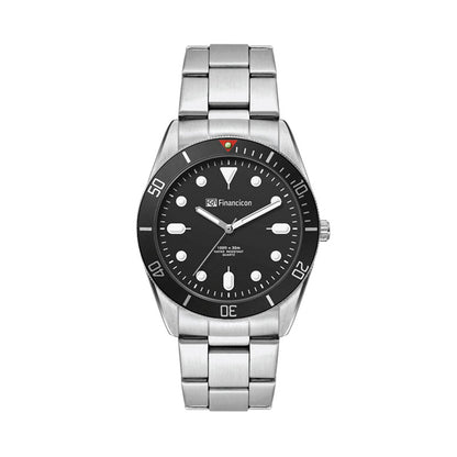 34mm Silver Metal Watch