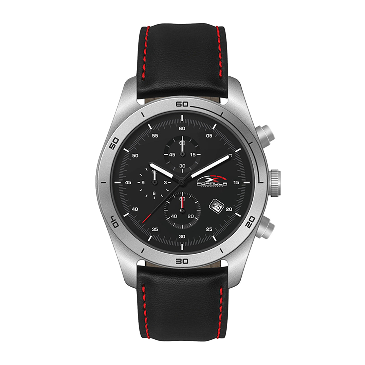 42mm Matte Silver Steel Chronograph - WC6506