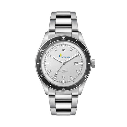41mm Brushed Steel Watch with Steel Bracelet - WC6687