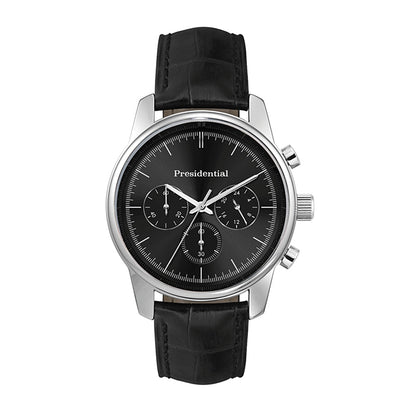 44mm Japanese Chronograph Steel Bracelet Watch