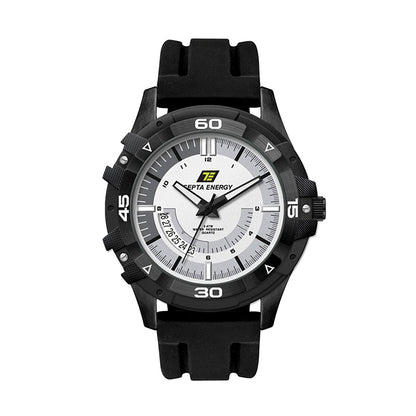 45mm Brushed Silver Sport Watch