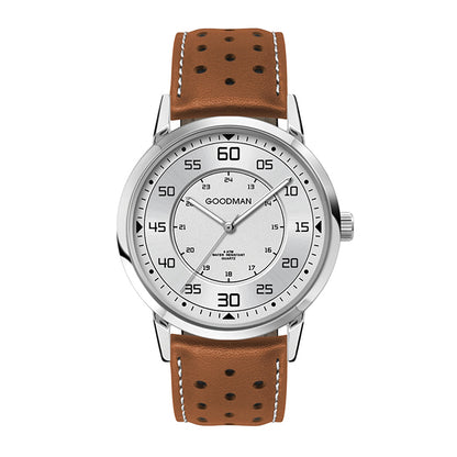 42mm Brushed Alloy Japanese Watch
