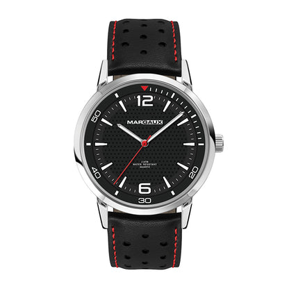 42mm Stainless Steel Black Dial Watch - WC8154