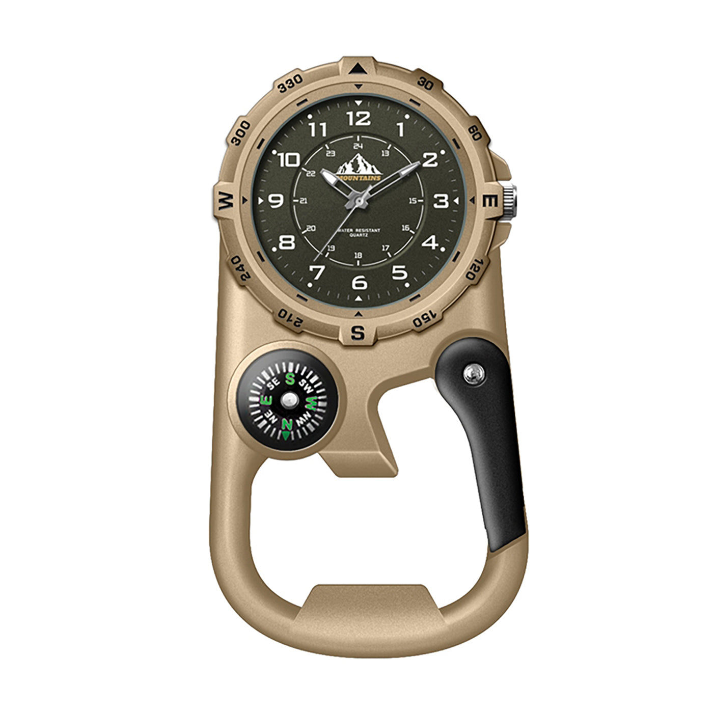 41mm Copper Pocket Watch with Compass