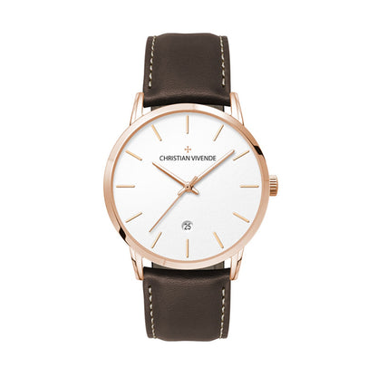 39mm Rose Gold Stainless Steel Watch - WC8252