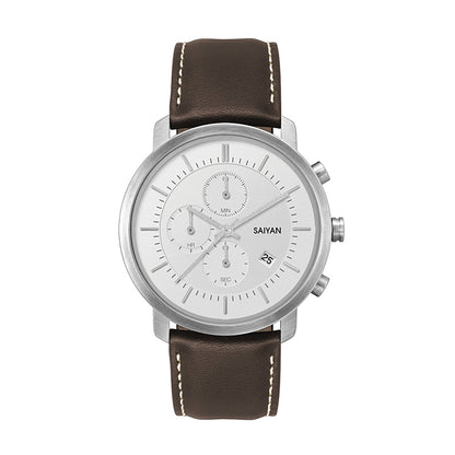 Brushed Steel Case Watch