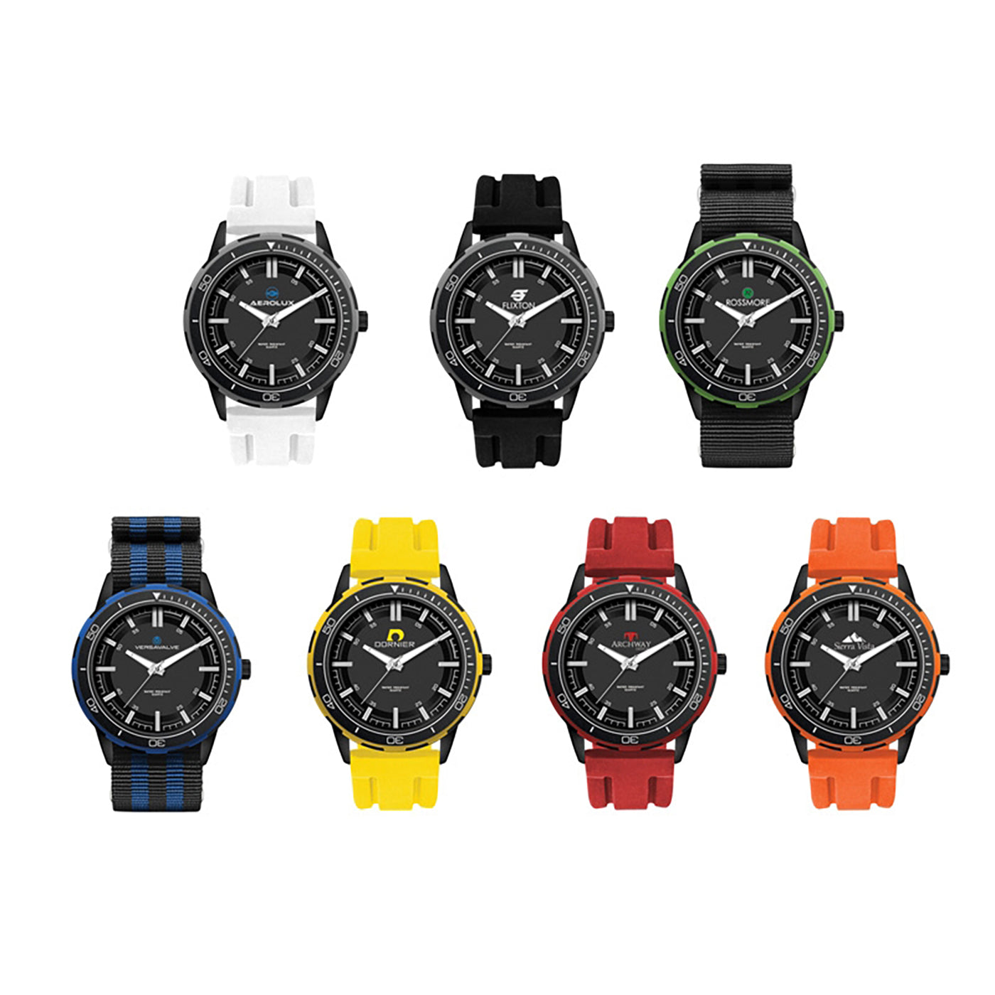 43.5mm Sport Watch Color Bezel