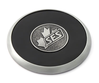 Die Cast Metal Emblem Coasters