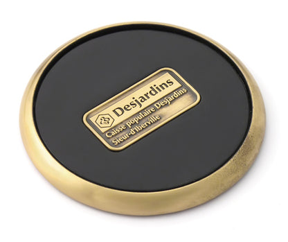 Die Cast Metal Emblem Coasters
