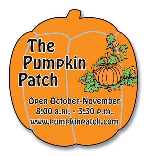 Magnet Pumpkin Shape 25 Mil.