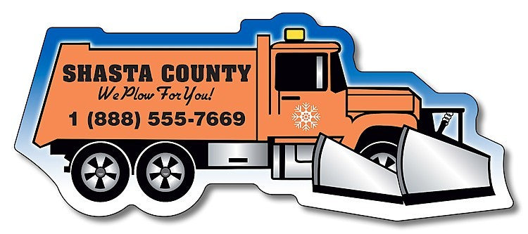 Magnet Snow Plow Shape 25 Mil.
