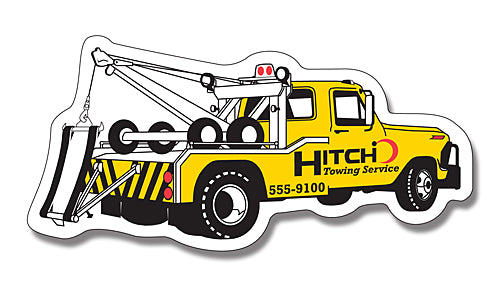 Magnet Tow Truck Shape 25 Mil.