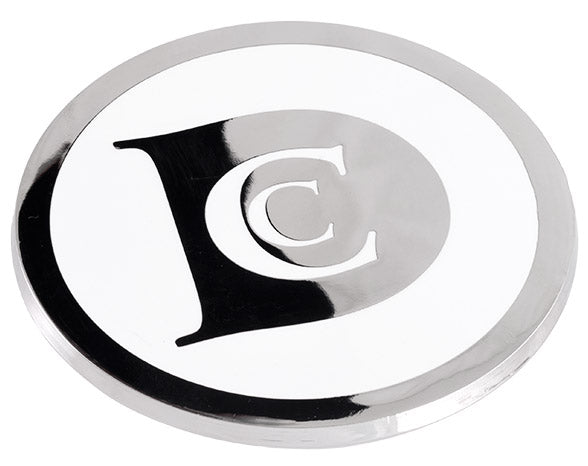 White Aura Classic Cast Metal Coasters