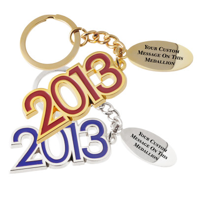 Class Year Customized Keychains