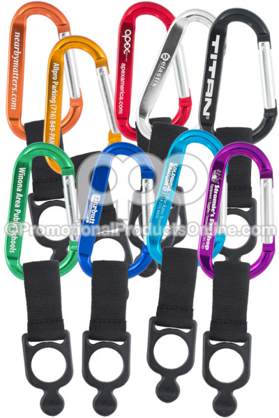 Customizable Carabiners with Water Bottle Holders