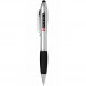 Curving Stylus Pen with Silver Barrel and Black Grip