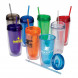 Wavy Way 16 oz. Tumbler With Inner Lining and Matching Lid