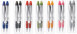Silver Blossom Pen/Highlighter & Pencil/Eraser Set